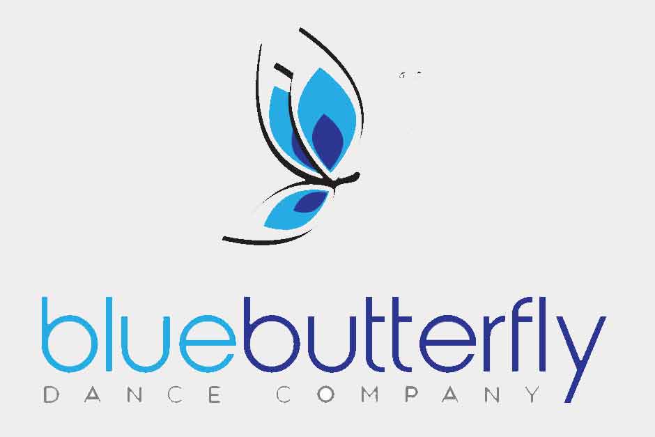 Blue butter fly's logo
